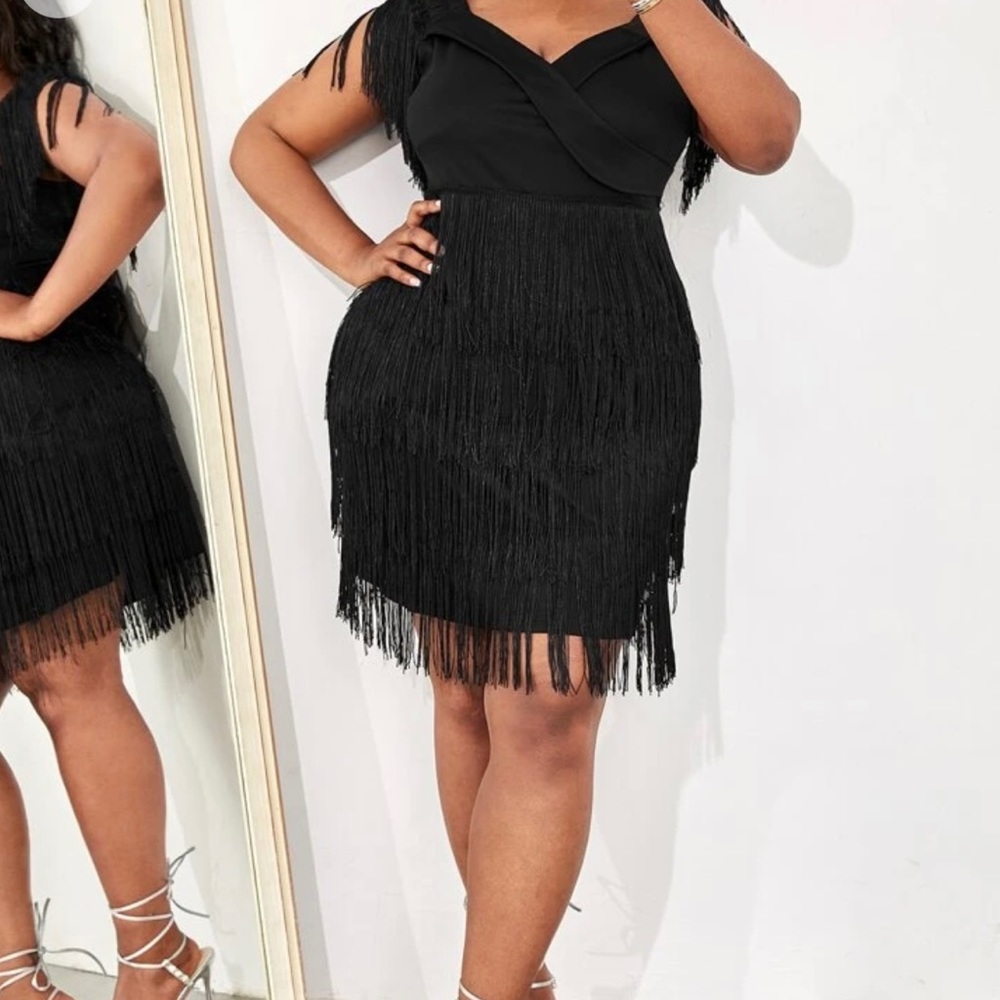 Plus size off shoulder gaspy dress